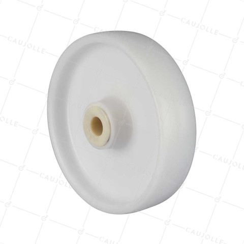 Ruota POLIPROPILENE DIAMETRO 200 MM CARICO 200 KG PER ASSE DI 20 MM - S2450P 200/49 LM60 L20 • Caujolle