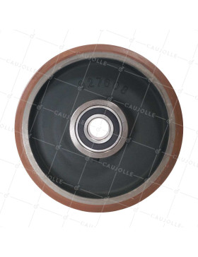Ruota IN POLIURETANO AD ALTA VELOCITÀ DIAMETRO 400 MM CARICO 3800 KG - SFVK 400/100 LM110 RB50