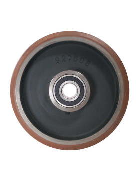 Ruota IN POLIURETANO AD ALTA VELOCITÀ DIAMETRO 400 MM CARICO 3800 KG - SFVK 400/100 LM110 RB50