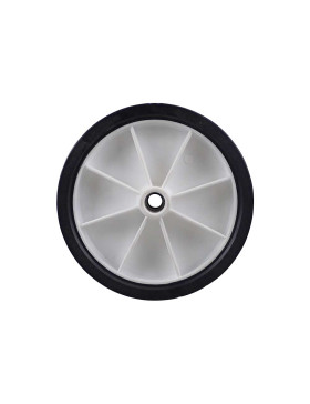 Ruota DI MANUTENZIONE PVC RIM BIANCA DIAMETRO 200 MM CARICO 100 KG ASSE 20 MM - S2000PVC 200 A20 BIANCO