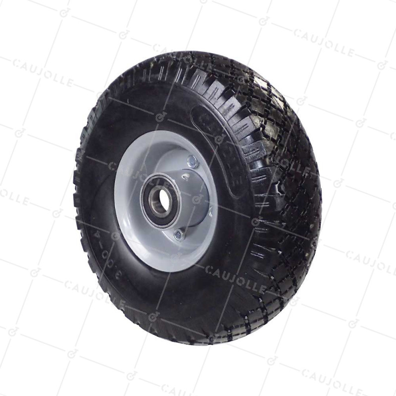 Ruota DI Carrello a mano FORTE CARICO INCREVABILE TUTTO TERRE DIAMETRO 260 MM ASSE 20 MM - S4000T B20