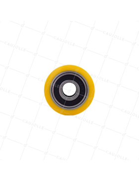 Ruota DI TRANSPALETTE DIAMETRO 50 MM CARICO 130 KG ASSE 15 MM SFERE - GTP 50/40 LM40 RB15