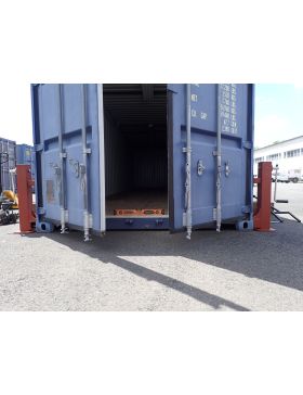 MARTINETTO DI SOLLEVAMENTO PER CONTAINER CON AGGANCIO AI BLOCCHI D'ANGOLO ISO 1161
