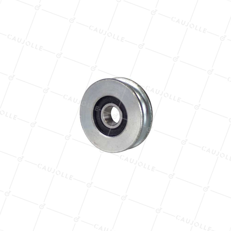 GALET DIAMETRO 40MM A GORGE RONDA DI 8 MM CON Cuscinetto ALESAGGIO 10 MM- GAGR 40/10 LM8 RB10 SENZA BOLLO