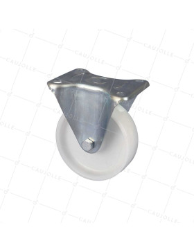 Ruota DI MANUTENZIONE IN NYLON DIAMETRO 125 MM CARICO 125 KG - S7N 125R • Caujolle