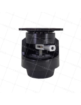 Ruota TRASFORMABILE IN PIEDE FISSO PER UTILIZZO REGOLARE DIAMETRO 75 MM CARICO 750 KG - STABILIZZATORE 75 A CRICCHETTO