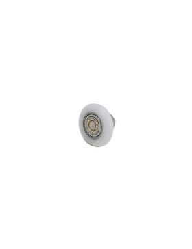 Ruota PER PORTA DOCCIA SPALLA E FILETTATO DIAMETRO 25x5.5 LUNGHEZZA MOZZO 11 + BULLONE M6