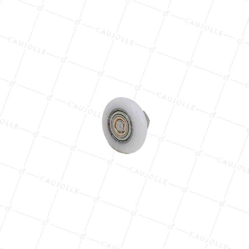 Ruota PER PORTA DOCCIA SPALLA E FILETTATO DIAMETRO 25x5.5 LUNGHEZZA MOZZO 11 + BULLONE M6