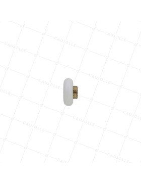 Ruota DI PORTA DOCCIA SPALLA E FILETTATO DIAMETRO 19X6 LUNGHEZZA MOBO 9MM SENZA BULLONE