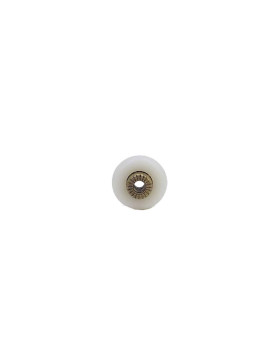 Ruota DI PORTA DOCCIA SPALLA E FILETTATO DIAMETRO 19X6 LUNGHEZZA MOBO 9MM SENZA BULLONE