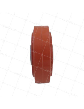 Ruota GOMMA ALTA TEMPERATURA 280°C DIAMETRO 160/50 CON CUSCINETTI A SFERE 20MM