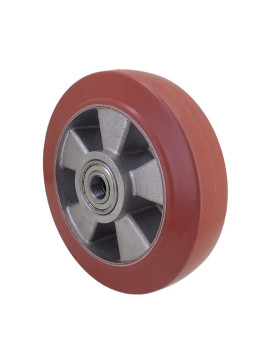 Ruota IN GOMMA AD ALTA TEMPERATURA 280°C DIAMETRO 200/50 CON CUSCINETTI A SFERE 20MM