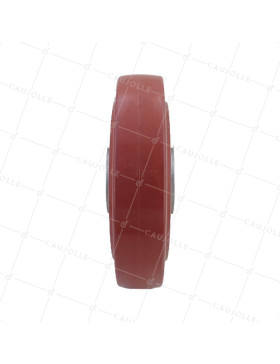 Ruota IN GOMMA AD ALTA TEMPERATURA 280°C DIAMETRO 200/50 CON CUSCINETTI A SFERE 20MM