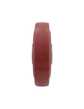 Ruota IN GOMMA AD ALTA TEMPERATURA 280°C DIAMETRO 200/50 CON CUSCINETTI A SFERE 20MM