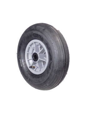 Ruota di carriola GONFIABILE DIAMETRO 325 MM CARICO 125 KG PER ASSE DI 20 MM - S1006P 6 POLLICI L20/74