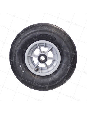 Ruota di carriola GONFIABILE DIAMETRO 325 MM CARICO 125 KG PER ASSE DI 20 MM - S1006P 6 POLLICI L20/74