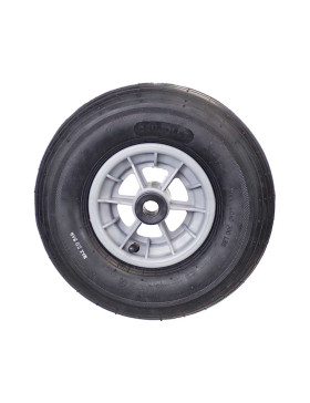 Ruota di carriola GONFIABILE DIAMETRO 325 MM CARICO 125 KG PER ASSE DI 20 MM - S1006P 6 POLLICI L20/100