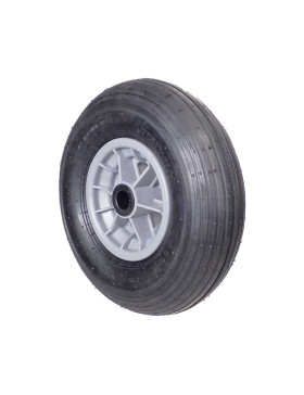 Ruota di carriola GONFIABILE DIAMETRO 325 MM CARICO 125 KG PER ASSE DI 25 MM - S1006P 6 POLLICI L25/74