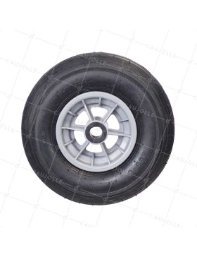 Ruota di carriola GONFIABILE DIAMETRO 325 MM CARICO 125 KG PER ASSE DI 25 MM - S1006P 6 POLLICI L25/74