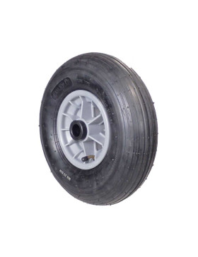 Ruota di carriola GONFIATA DIAMETRO 325 MM CARICO 125 KG PER ASSE DI 25 MM - S1006P 6 POLLICI L25/100