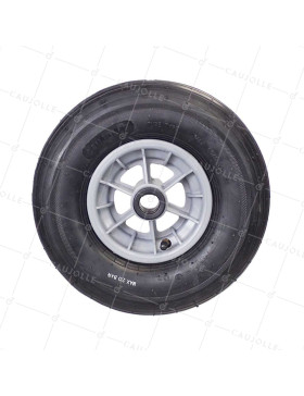 Ruota di carriola GONFIATA DIAMETRO 325 MM CARICO 125 KG PER ASSE DI 25 MM - S1006P 6 POLLICI L25/100