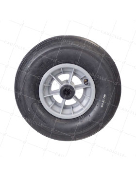 Ruota di carriola GONFIATA DIAMETRO 325 MM CARICO 125 KG PER ASSE DI 20 MM - S1006P 6 POLLICI R20/74
