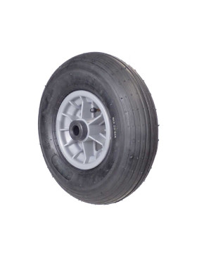 Ruota di carriola GONFIATA DIAMETRO 325 MM CARICO 125 KG PER ASSE DI 20 MM - S1006P 6 POLLICI R20/100