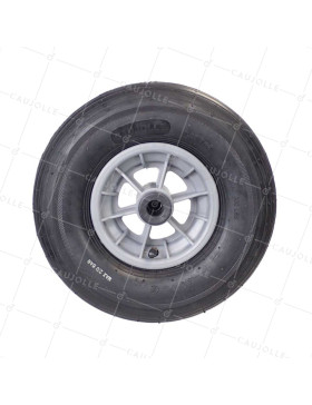 Ruota di carriola GONFIATA DIAMETRO 325 MM CARICO 125 KG PER ASSE DI 20 MM - S1006P 6 POLLICI R20/100