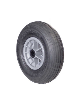 Ruota di carriola GONFIATA DIAMETRO 325 MM CARICO 125 KG PER ASSE DI 25 MM - S1006P 6 POLLICI R25/74