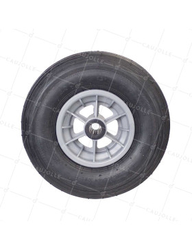 Ruota di carriola GONFIATA DIAMETRO 325 MM CARICO 125 KG PER ASSE DI 25 MM - S1006P 6 POLLICI R25/74