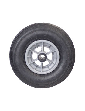 Ruota di carriola GONFIATA DIAMETRO 325 MM CARICO 125 KG PER ASSE DI 25 MM - S1006P 6 POLLICI R25/74