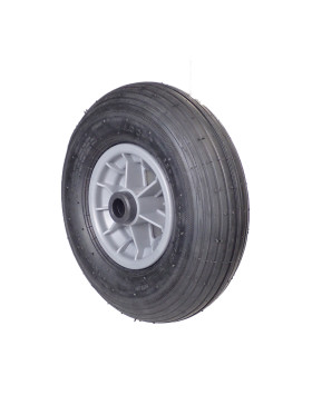 Ruota di carriola GONFIATA DIAMETRO 325 MM CARICO 125 KG PER ASSE DI 25 MM - S1006P 6 POLLICI R25/100