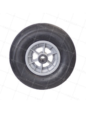 Ruota di carriola GONFIATA DIAMETRO 325 MM CARICO 125 KG PER ASSE DI 25 MM - S1006P 6 POLLICI R25/100