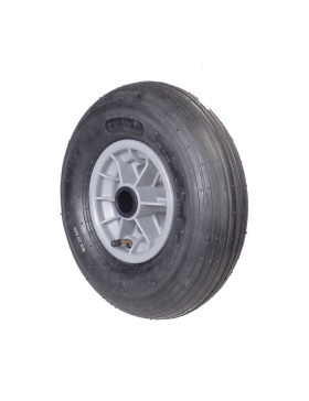 Ruota di carriola GONFIATA DIAMETRO 325 MM CARICO 125 KG PER ASSE DI 30 MM - S1006P 6 POLLICI L30/74