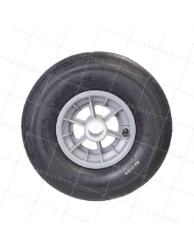 Ruota di carriola GONFIATA DIAMETRO 325 MM CARICO 125 KG PER ASSE DI 32 MM - S1006P 6 POLLICI L32/74