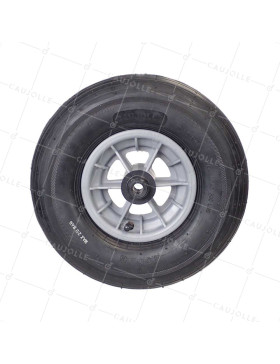 Ruota di carriola GONFIATA DIAMETRO 325 MM CARICO 125 KG PER ASSE DI 14 MM - S1006P 6 POLLICI L14/100