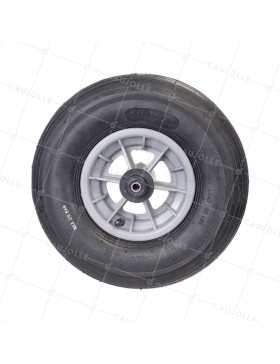 Ruota di carriola GONFIATA DIAMETRO 325 MM CARICO 125 KG PER ASSE DI 10 MM - S1006P 6 POLLICI L10/100