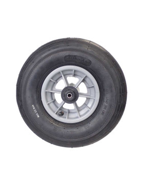 Ruota di carriola GONFIATA DIAMETRO 325 MM CARICO 125 KG PER ASSE DI 10 MM - S1006P 6 POLLICI L10/100