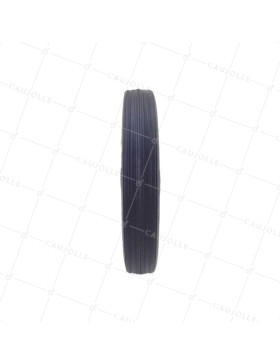Ruota DI GIOCO PVC ARANCIONE DIAMETRO 150MM CARICO 30 KG ASSE 10 MM - S7300