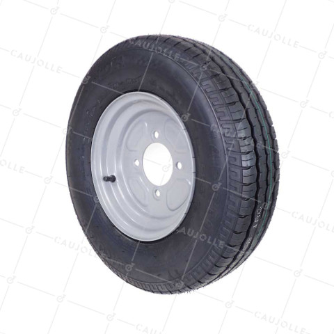 Ruota DI Rimorchio STRADALE PREMIUM DIAMETRO 500 MM CARICO 475KG ASSE 85 MM - S2921 145R10 G VELOCITÀ • Caujolle