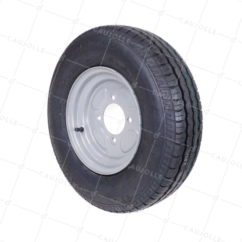 Ruota DI Rimorchio STRADALE PREMIUM DIAMETRO 500 MM CARICO 475KG ASSE 85 MM - S2921 145R10 G VELOCITÀ