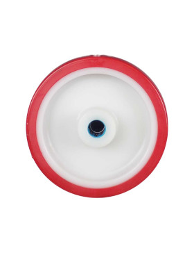 Ruota BI MATERIALE NYLON POLIURETANO DIAMETRO 175 MM CARICO 300 KG Cuscinetto A RULLI INOX 20 MM - S2450BP 175/45 LM58 RR INOX 2