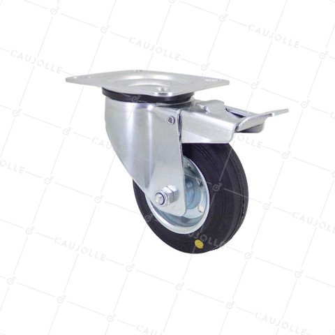 RUOTA ANTISTATICA DIAMETRO 100MM CARICO 70KG - S2C 100AF ANTISTATICA • Caujolle
