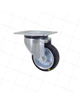 RUOTA ANTISTATICA DIAMETRO 80MM CARICO 65KG - S2C 80 ANTISTATICA • Caujolle