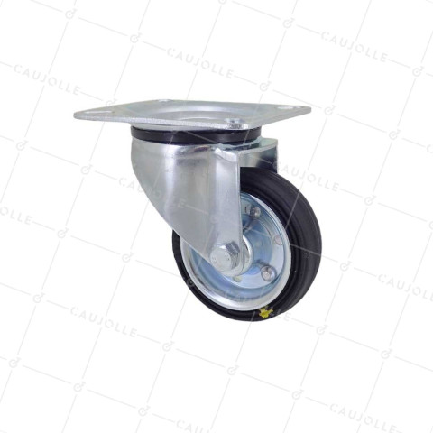 RUOTA ANTISTATICA DIAMETRO 80MM CARICO 65KG - S2C 80 ANTISTATICA • Caujolle