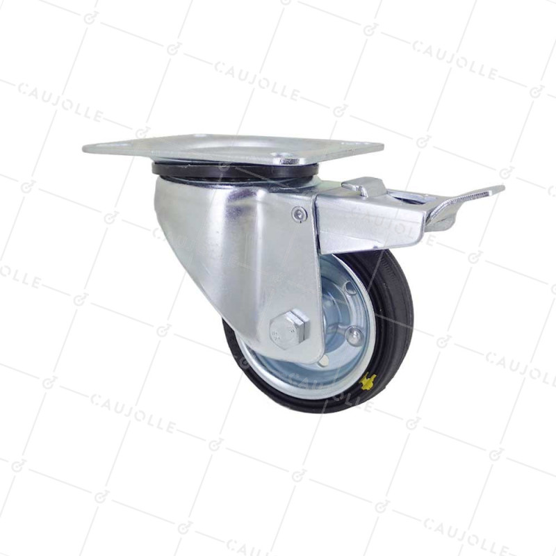 RUOTA ANTISTATICA DIAMETRO 80MM CARICO 65KG - S2C 80AF ANTISTATICA