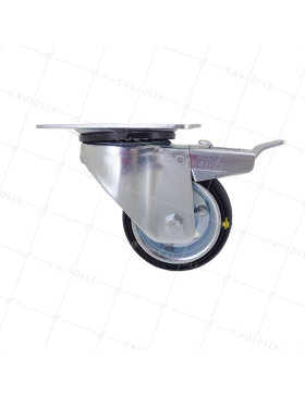 RUOTA ANTISTATICA DIAMETRO 80MM CARICO 65KG - S2C 80AF ANTISTATICA