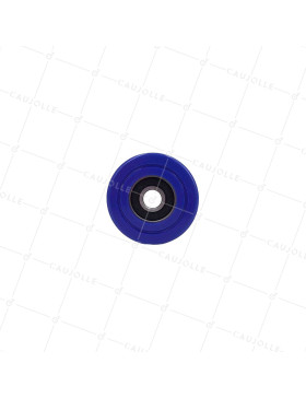 Ruota A PROFILO PIATTO DIAMETRO 40 MM CARICO Cuscinetto A SFERE 8 MM - Ruota PU 40/11 RB8 SOVRIMPIANTATO
