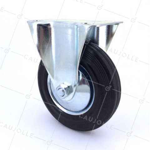 Ruota FISSA DI MANUTENZIONE CLASSICA DIAMETRO 125 MM CARICO 100 KG - S7C 125L • Caujolle
