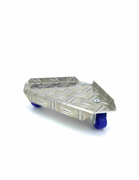 PLATEAU A Ruote D'ANGLE PER SPOSTARE ARMADI CARICO 70 KG UNITARIO • Caujolle